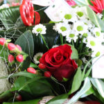 Pour la Saint Valentin, voici un exemple de bouquet rond à offrir
