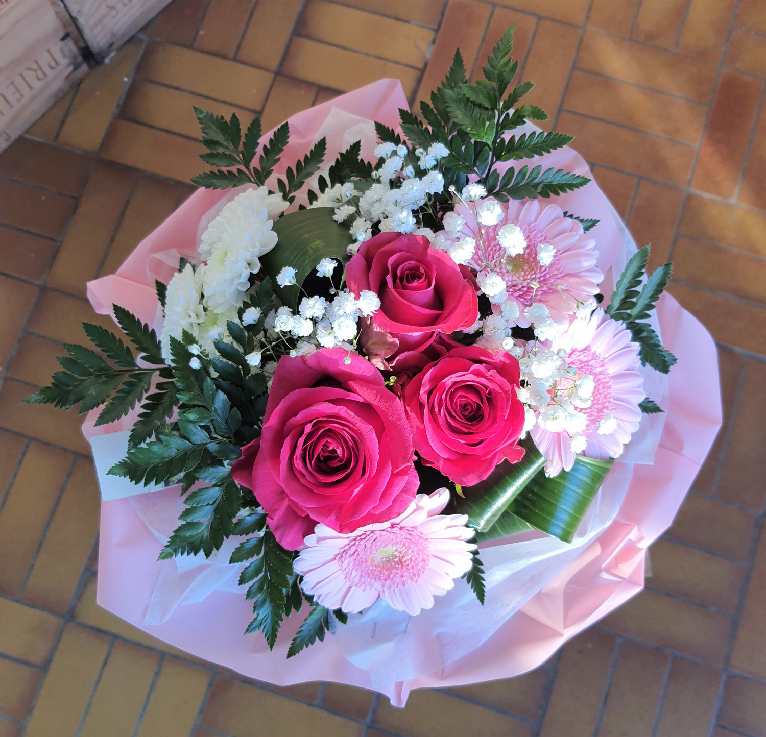 Bouquet bulle varié prix mini - Couleur au choix - Art Fleurs et Jardins